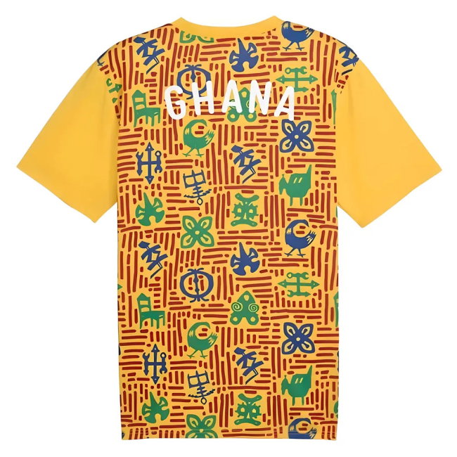 2024-2025 Ghana Pre-Match SS Jersey (Yellow) (Essien 8)-SoccerKits Hub | Buy Soccer Jerseys Online